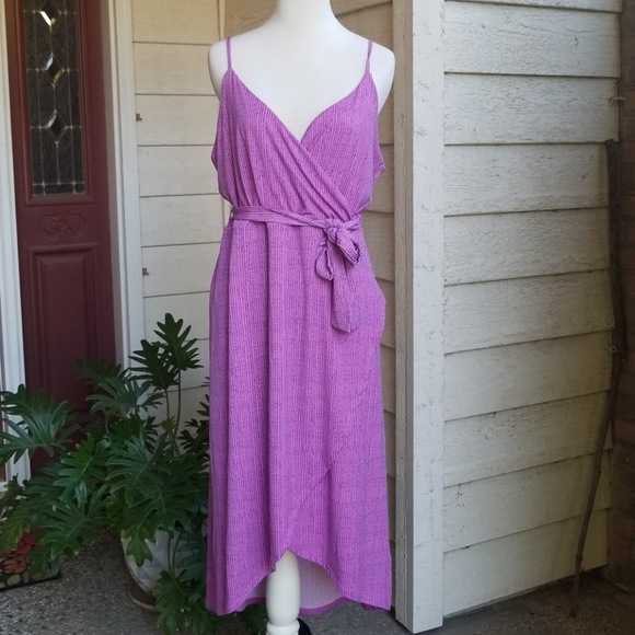 Simply Styled Dresses & Skirts - Simply Styled Orchid Stretch Wrap Midi Dress NWT